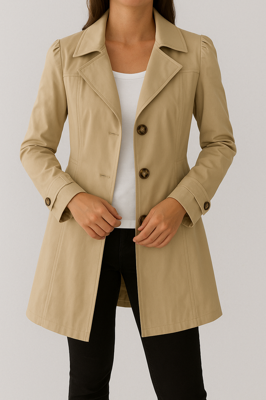 Bravena – Damen Trenchcoat für den Frühling